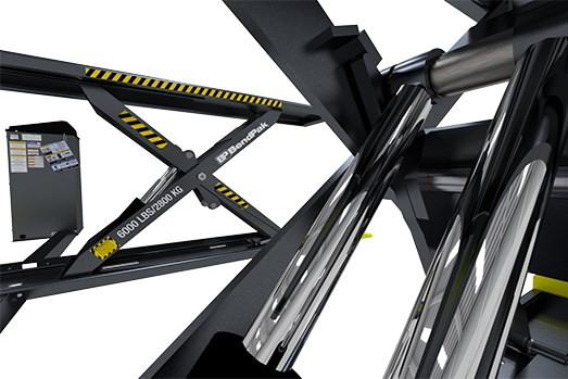 BendPak MDS-6EXT Open-Center Mid-Rise Scissors Lift /