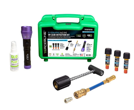 とうがらしRecruit AirPay スターターセット 新品未使用 Tracer Products TPOPUV19 R1234yf/PAG A/C Dye UV Leak