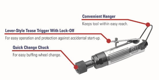 Ingersoll Rand 327LS Heavy Duty Low Speed Air Tire Buffer | Best