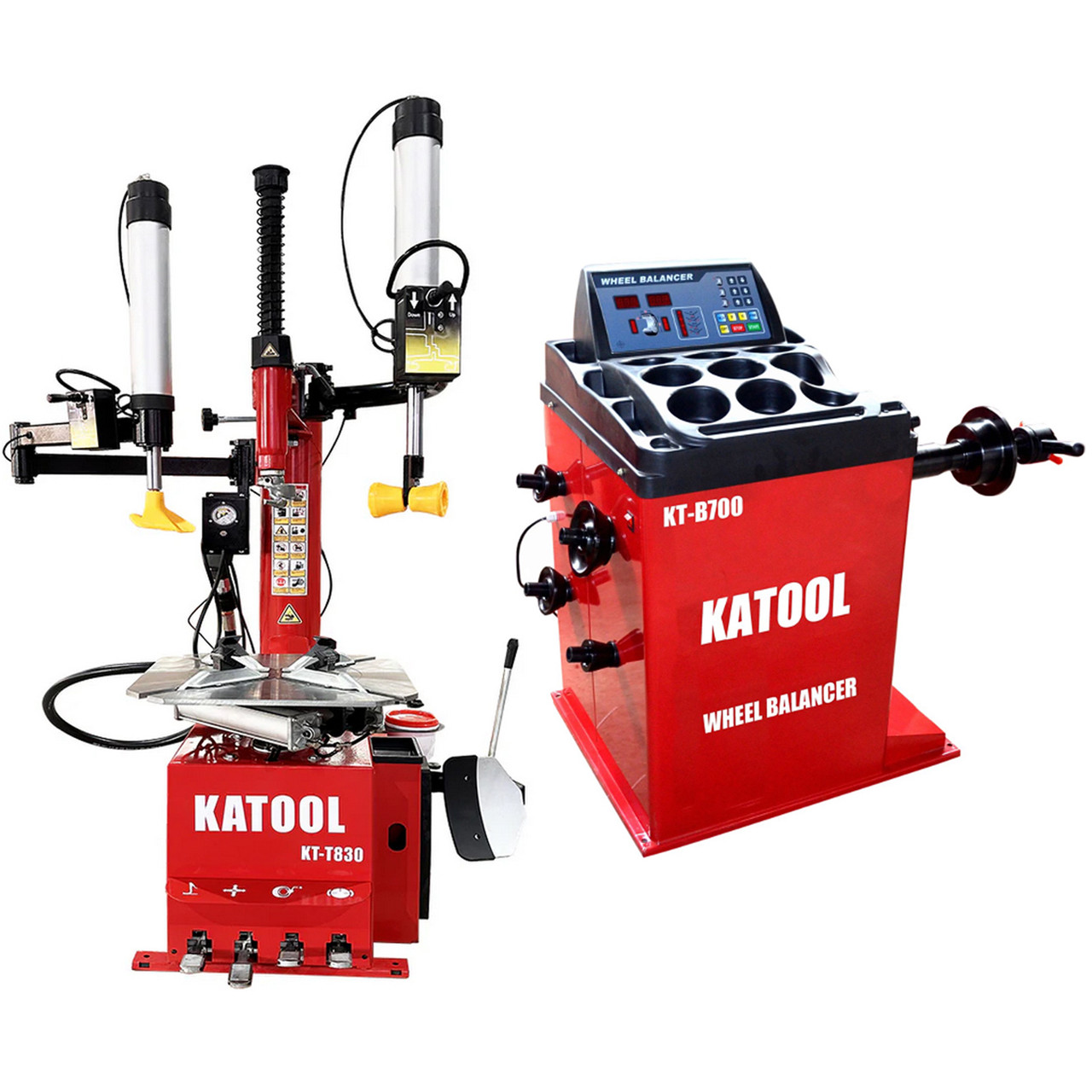 Katool KT-T830 Tire Changer & KT-B700 Wheel Balancer