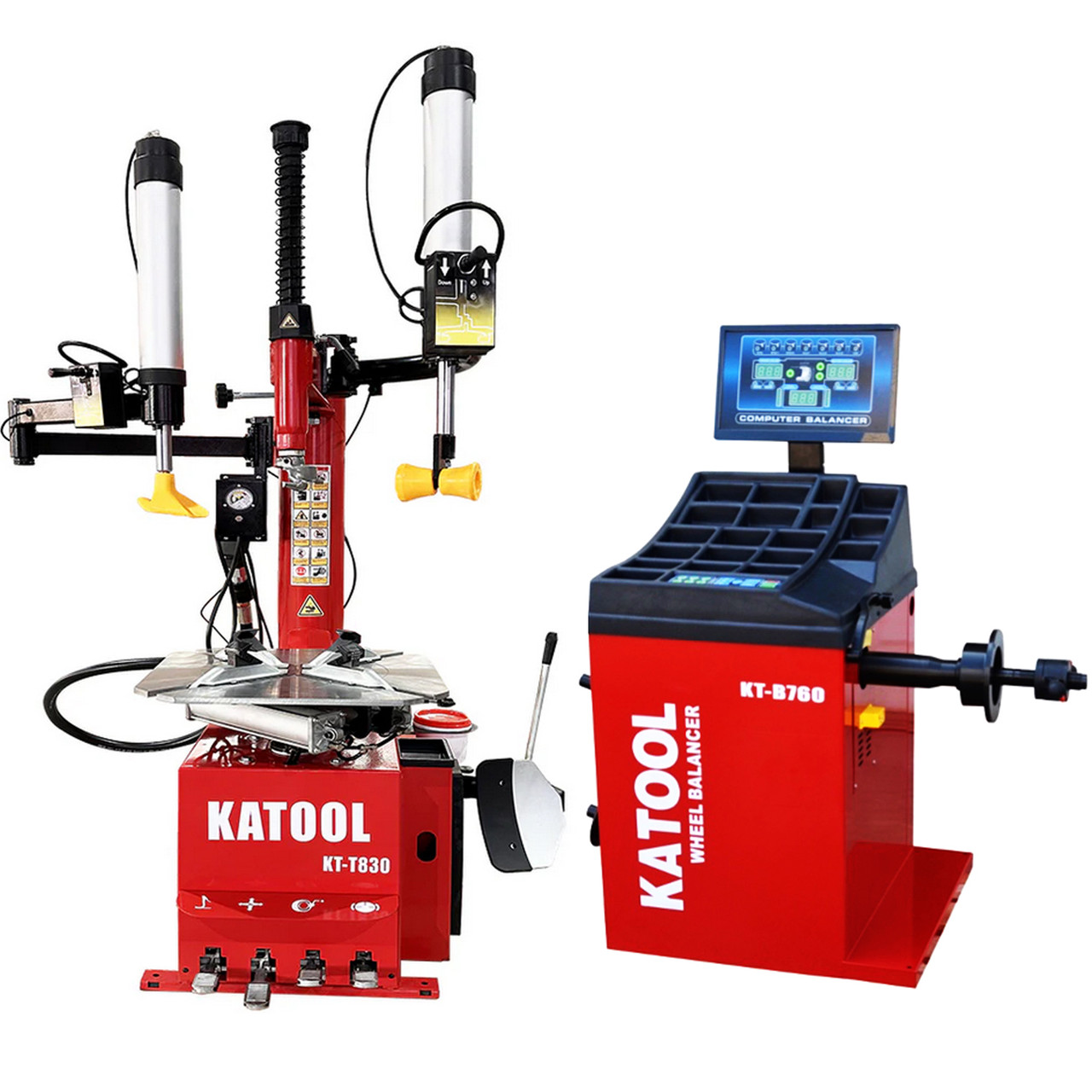 Katool KT-T830 Tire Changer & KT-B760 Wheel Balancer