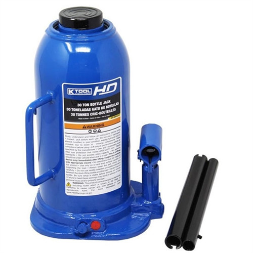 K Tool 30-Ton Manual HD Bottle Jack