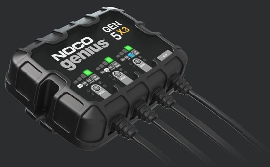NOCO GEN5X3 12V 3-Bank 15 Amp Battery Charger