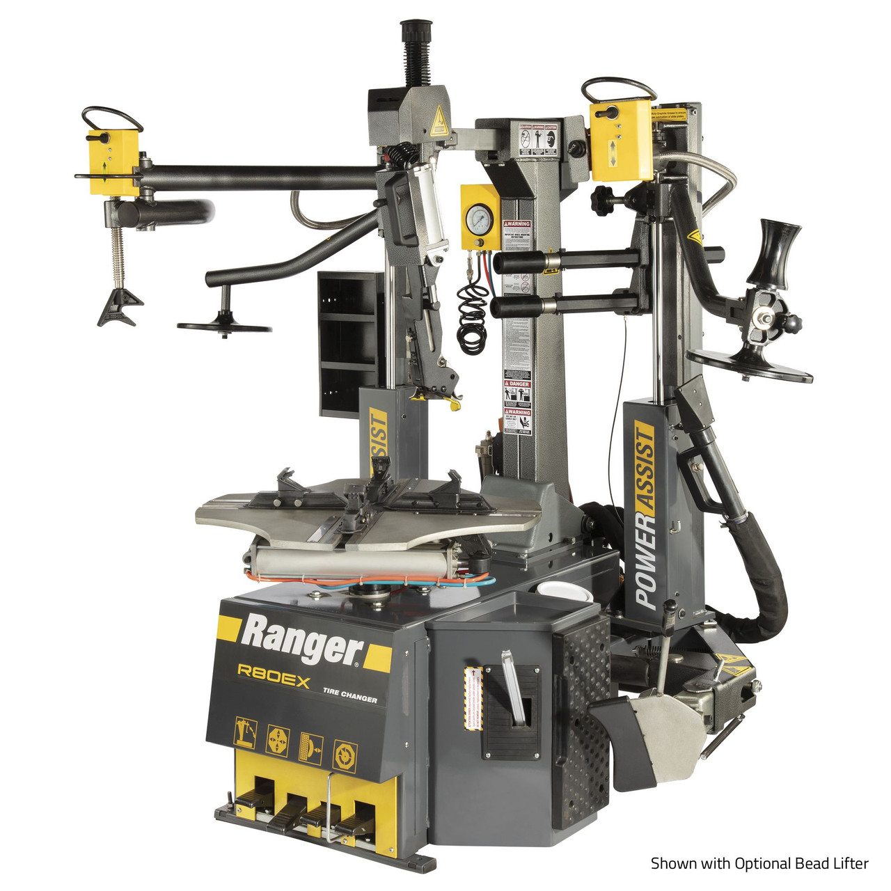 R80EX Tilt Back Dual-Tower Assist Tire Changer w/ 34in