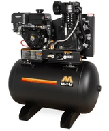 Mi-T-M ABS-14M-80H 80-Gallon Two Stage Gas Industrial Air Compressor