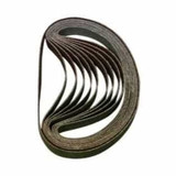 10pk Sanding Belt 80 Grit 3/8" x 13"