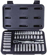 1/4”D 44PC SAE/Metric Socket Set