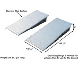 Atlas® Automotive Equipment ATPK-TPAL Ex-Long Aluminum Approach Ramps for 408-SL Atlas® Automotive Equipment ATPK-TPAL Ex-Long Aluminum Approach Ramps for 408-SL