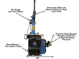 Atlas Automotive TC755 Tilt-Back Electric/Pneumatic Tire Changer w/Bead Blaster Atlas Automotive TC755 Tilt-Back Electric/Pneumatic Tire Changer w/Bead Blaster