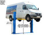 Atlas® BP-10000 Floor Baseplate 2 Post Car Lift 10,000 lbs