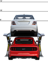 BendPak Autostacker™ A6S 110V Scissors Parking Lift Platform 6,000 lb w/Power Unit Console