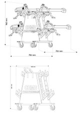 CEMB DWA1100TROLLEY Mobile Wheel Alignment System CEMB DWA1100TROLLEY Mobile Wheel Alignment System