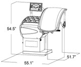 CEMB ER72SE Spotter Digital Wheel Balancer w/Pneumatic Clamping