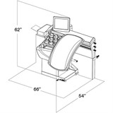 CEMB ER90 EVO Fully Automatic Wheel Balancer