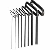 2-10mm 8pc 6"L Metric T-Handle Hex Key Set