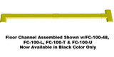 QSP FC-100-L 1”H Floor Channel Interlocking 90 Degree Corner QSP FC-100-L 1”H Floor Channel Interlocking 90 Degree Corner