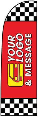 Custom Design 10’ Feather Flag Set Custom Design 10’ Feather Flag Set