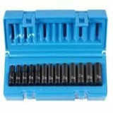 13pc 3/8"D 12pt Standard Metric Impact Socket Set