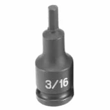 3/8"D 3/16" Fractional Hex Driver Impact Socket