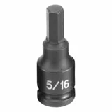 3/8"D 5/16" Fractional Hex Driver Impact Socket