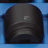 3/4"D 2" 6 Point Standard Fractional Impact Socket