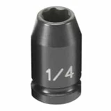 1/4"D 1/4" 6pt Impact Socket