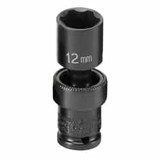 1/4"D 12mm 6pt Universal Impact Socket