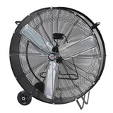 K Tool 77735 30" Belt Drive Drum Fan w/Wheels