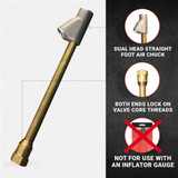 Milton S-693  1/4" Straight Foot Dual-Head Air Chuck Tire Pressure Gauge Milton S-693  1/4" Straight Foot Dual-Head Air Chuck Tire Pressure Gauge