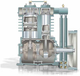 FS-Curtis ML15+ 200G 15HP(2) Duplex Tank Mounted Electric Air Compressor