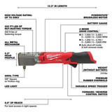 Milwaukee 2564-20 M12 FUEL 3/8" Right Angle Impact Wrench - Bare Tool Milwaukee 2564-20 M12 FUEL 3/8" Right Angle Impact Wrench - Bare Tool