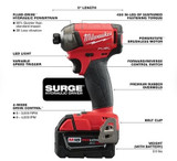 Milwaukee 2760-20 M18 FUEL™ SURGE™ 1/4" Hex Hydraulic Driver Tool - Bare Tool Milwaukee 2760-20 M18 FUEL™ SURGE™ 1/4" Hex Hydraulic Driver Tool - Bare Tool