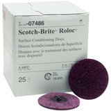 3" Scotch Brite™ Roloc™ Medium Discs