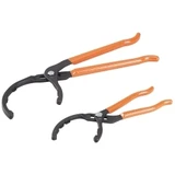 2 Piece Adjustable Oil Filter Pliers Set