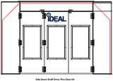iDeal PSB-SDD-TF-DTDK-AK Tri-Fold Drive-Thru Door Kit