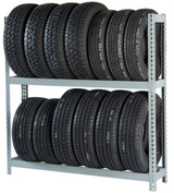 RiveTier® II 2SES Single Starter 2 Tier Tire Rack - 2 Shelves