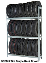 RiveTier® II 5SES Single Starter 5 Tier Tire Rack - 5 Shelves