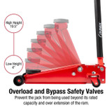Sunex 66037 3.5 Ton Service Jack with Quick Lift System