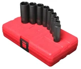Sunex 3653 3/8" Drive Metric Deep Impact Socket Set - 8 Piece
