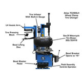 Atlas Automotive Equipment TC289LH Wheel Clamp Tire Changer with Assist Arm