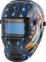 Wide-View Solar Powered Welding Helmet
