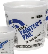U. S. Chemical & Plastic 36176 2-1/2 Quart Painter's Pail - Case of 50