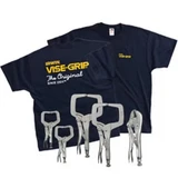 Irwin Vise-Grip 544T 5 Piece Locking Pliers Set w/T-Shirt