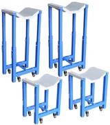 iDeal WHLSTDKIT-UF2500EH-X Adj Height Wheel Stand Kit (Set of 4)