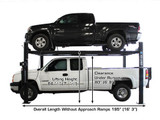 Atlas® Garage Pro 8000 Ext-L Ex-Tall Ex-Long Service/Parking 4 Post Lift 8,000 lbs