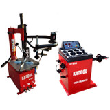 KaTool KT-T835 Tire Changer & KT-B700 Wheel Balancer Combo