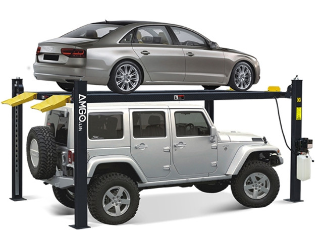 AMGO® Hydraulics 408-HP Ex-Tall Parking & Service 4 Post Lift 8,000 lbs
