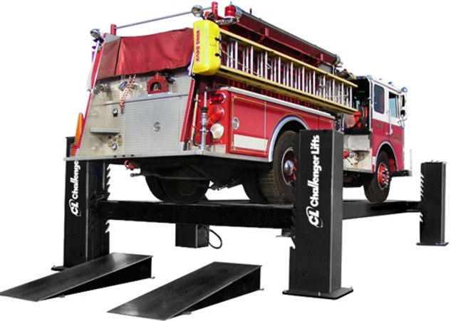 Challenger 44060 Heavy-Duty Chain-Driven 4-Post Lift 60,000 lb - New Black Color