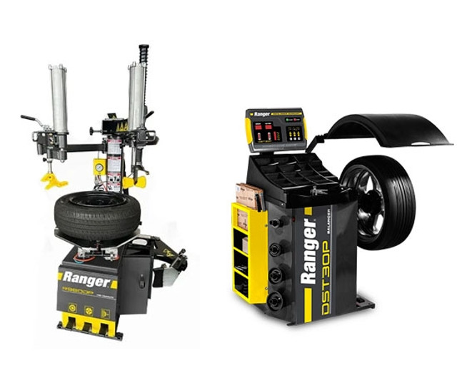 Ranger R980DP Swing-Arm Tire Changer 220V  & DST30P Wheel Balancer Combo