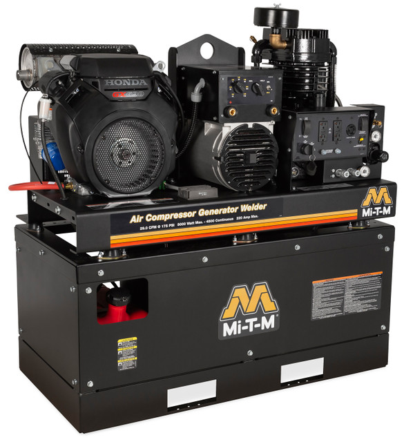 Mi-T-M AGW-SH22-20M Two Stage Gasoline Compressor/Generator/Welder
